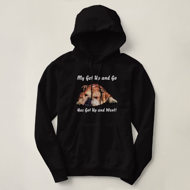 Pull À Capuche Bouledogue anglais (Design devant)