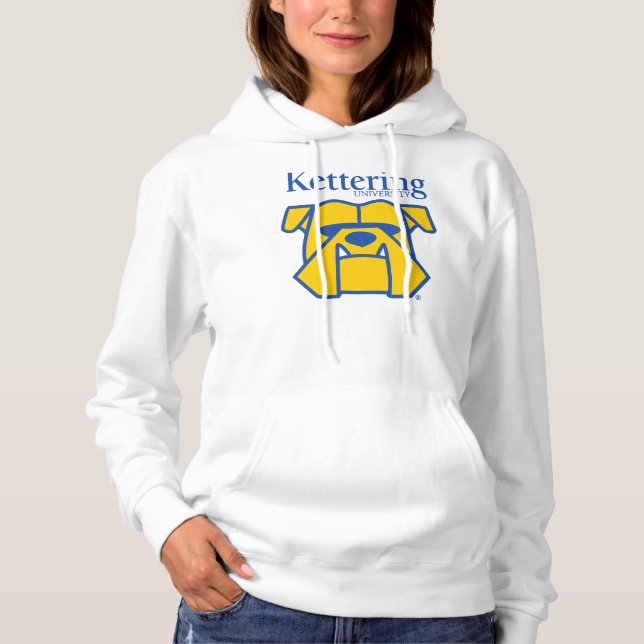Pull À Capuche Bouledogues de l'Université Kettering (Devant)