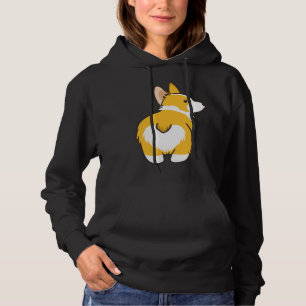 Pull À Capuche Bouton Coeur Corgi