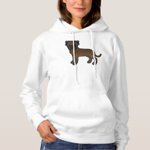 Pull À Capuche Bullmastiff bringé Chien de dessin animé mignon