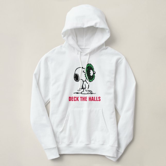 Pull À Capuche cacahuètes | Snoopy pour les fêtes (Design devant)