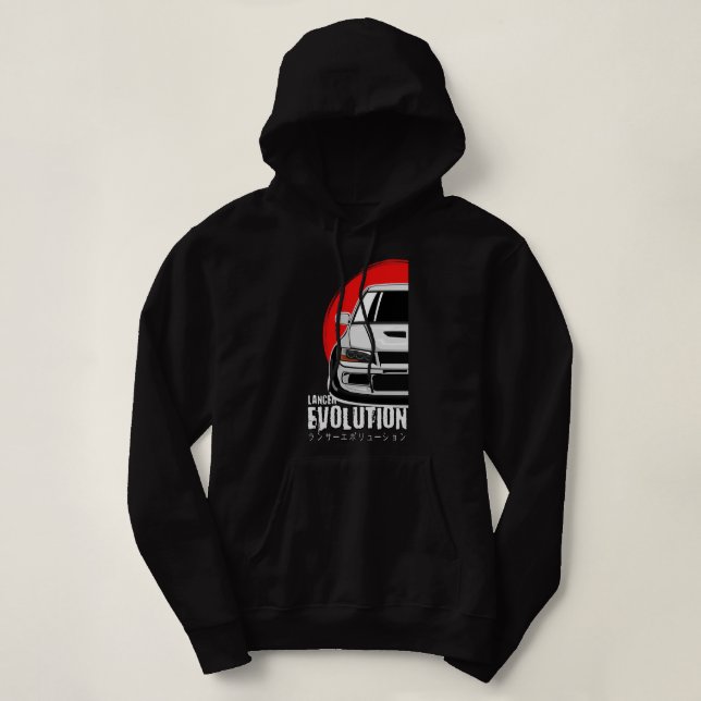 Pull À Capuche Cadeaux d'anniversaire Lancer Evolution côté (Design devant)