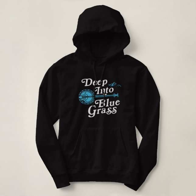 Pull À Capuche Cadeaux Pour Amateurs De Bluegrass Banjo Hommes Fe (Design devant)