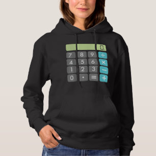 Pull À Capuche Calculatrice Costume d'Halloween Chemise Geek Cool