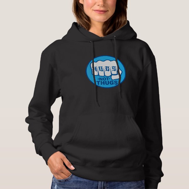 PULL À CAPUCHE CÂLINS PAS VOYOUS (Devant)