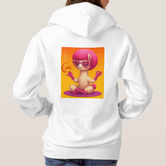 Pull À Capuche Camiseta Llama Zen