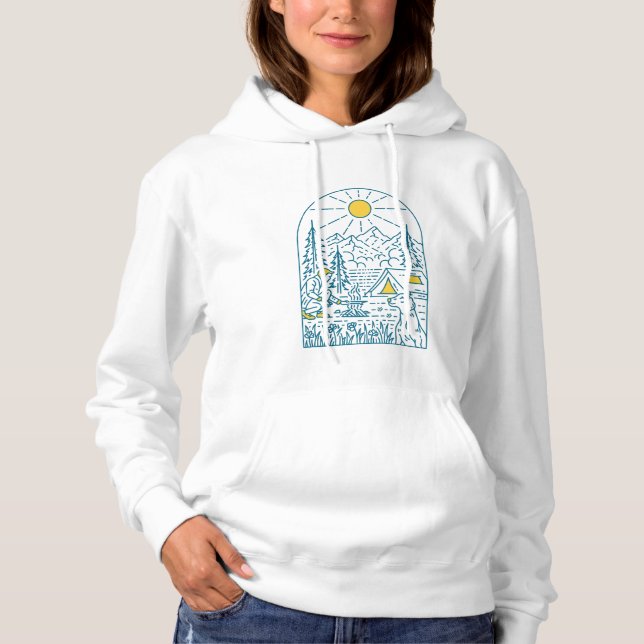 Pull À Capuche Camping Life 2 (Devant)