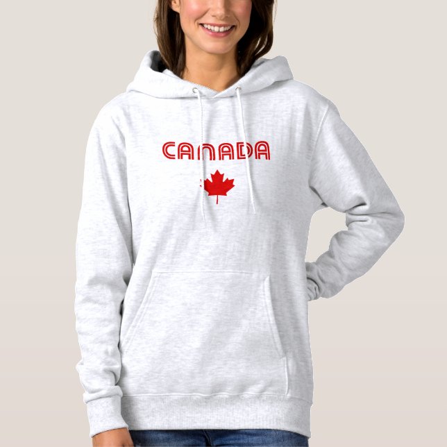 Pull À Capuche Canada Rétro (Devant)
