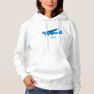 Pull À Capuche Caricature d'avion à voilure fixe
