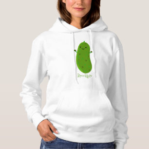 Pull À Capuche Caricature de cornichon joyeux