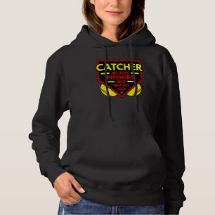 Pull À Capuche Catcher Parce Que Pitchers Softball Player Team Sp