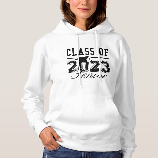 Pull À Capuche Catégorie 2023 Senior (Devant)