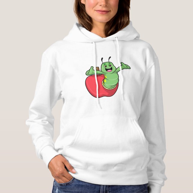 Pull À Capuche Caterpillar with Apple (Devant)