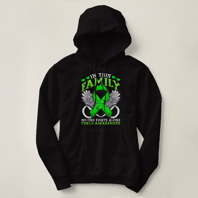 Pull À Capuche CDKL5 Sensibilisation encéphalopathie épileptique  (Design devant)