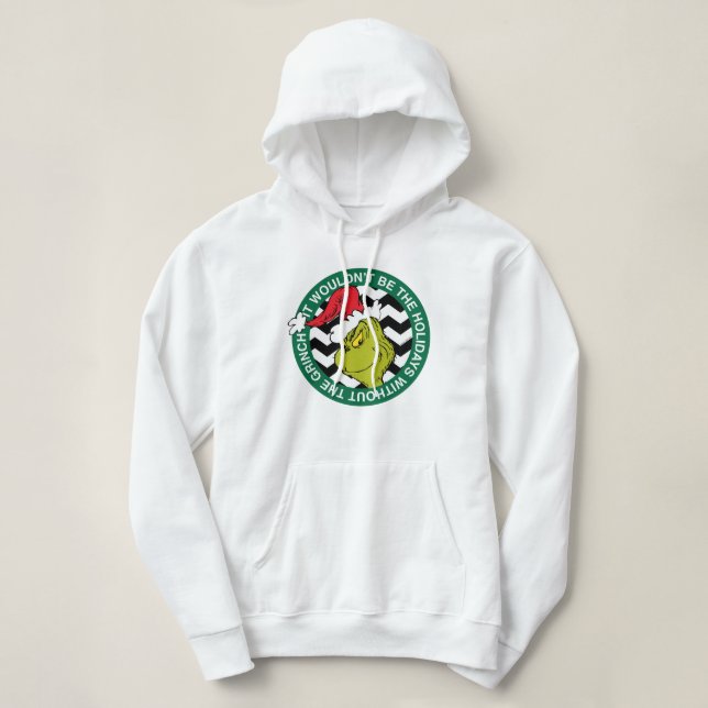Pull À Capuche Ce ne serait pas les vacances sans Grinch (Design devant)