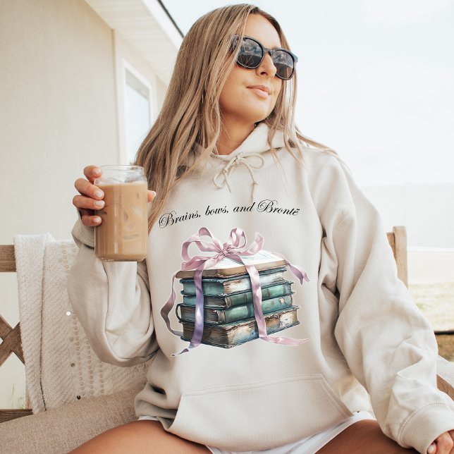 Pull À Capuche Cerveaux arcs et Bronte Sweatshirt (White sweatshirt)