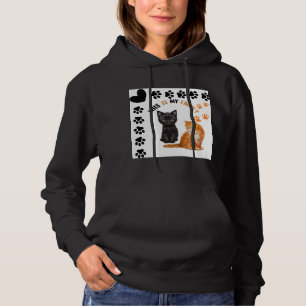 Pull À Capuche C'est Mes Chats De Famille