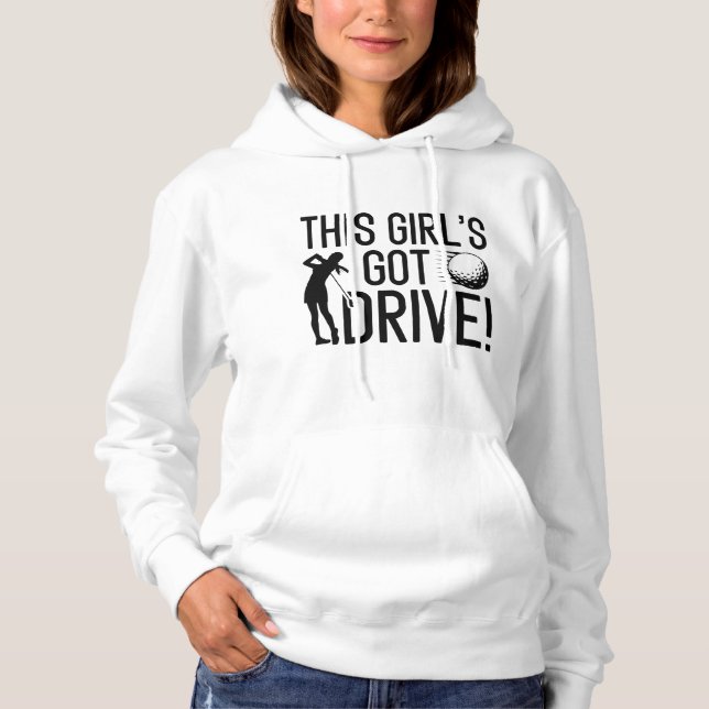 Pull À Capuche Cette fille a une voiture (Devant)