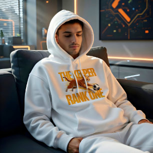 Pull À Capuche Chat de football drôle - Cadeau mignon pour les am