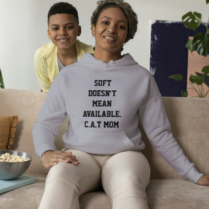 Pull À Capuche Chat mignon personnalisé gris et noir pour amateur