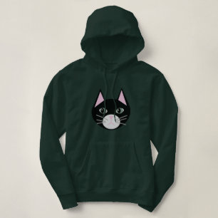 Pull À Capuche Chat Noir