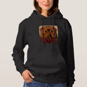 Pull À Capuche Château de sorcière Chaudron Hibou Chauves-souris_