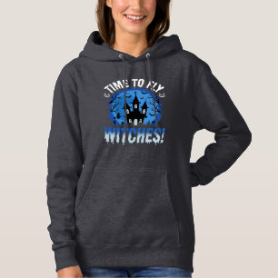 Pull À Capuche Château Hanté des Sorcières de l'Halloween