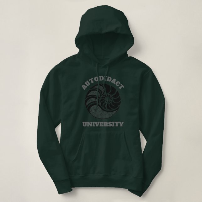 Pull À Capuche Chemise à capuchon Autodidact University (Design devant)