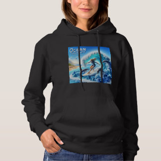 Pull À Capuche Chemise de la collection Vagues & Envie de Voyager