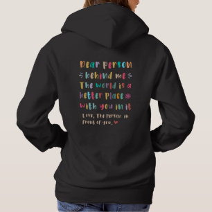 Pull À Capuche Chère personne derrière moi T-shirt
