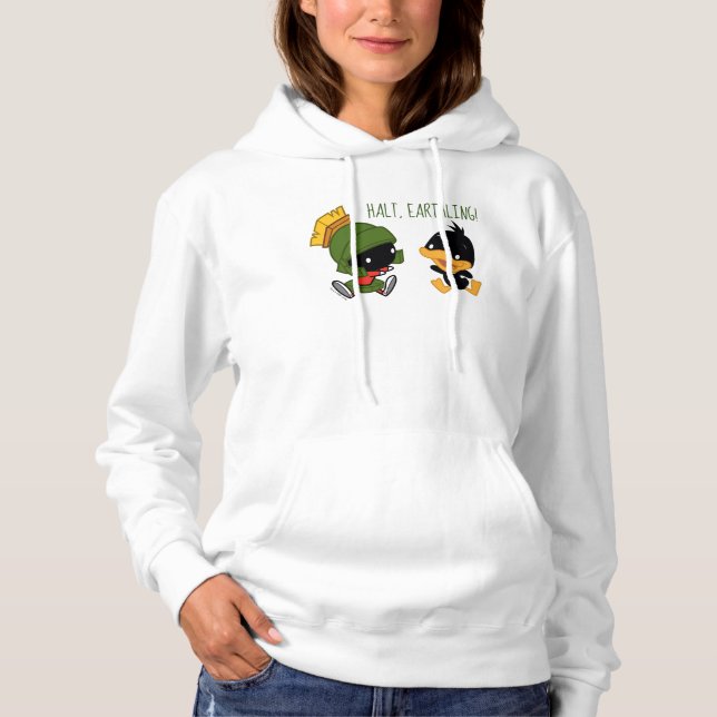 Pull À Capuche Chibi MARVIN THE MARTIAN™ & DAFFY DUCK™ (Devant)