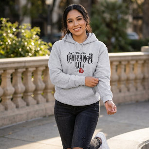 Pull À Capuche Chicana Amour Latina Fierté Streetwear