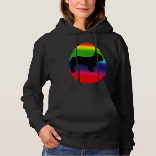 Pull À Capuche Chien de Pâques oeufs Arc-en-ciel Pâques