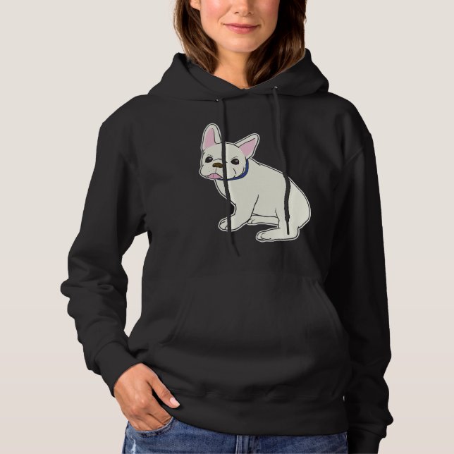 Pull À Capuche Chien de taureau français 74 (Devant)