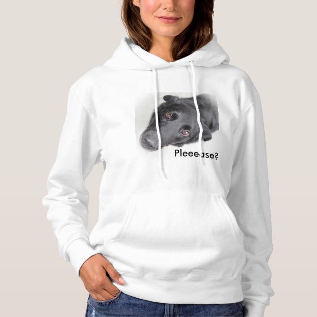 Pull À Capuche Chiot svp ? Chemise (Devant)