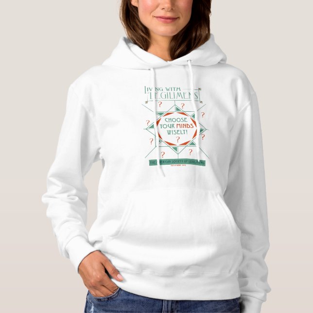 Pull À Capuche Choisissez votre esprit judicieusement - Poster Le (Devant)