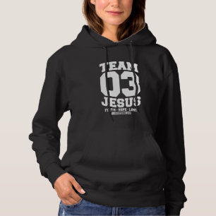 Pull À Capuche Christian - Équipe Jésus 03 Foi Espoir Amour