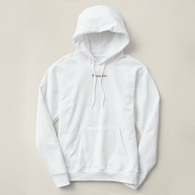Pull À Capuche citrouille (Design devant)