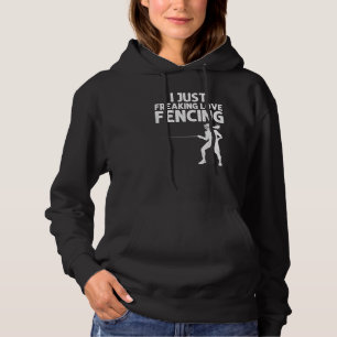 Pull À Capuche Clôture Pour Hommes Femmes Fencer Sword Sports 1