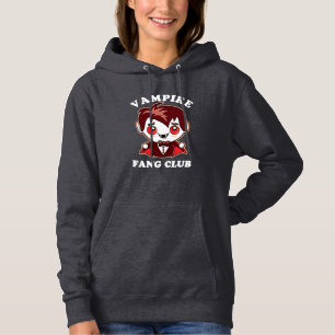 Pull À Capuche Club Fang Pun Drôle Et Vampire Mignons