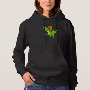 Pull À Capuche Cocker Spaniel montant Rex dinosaure chien  