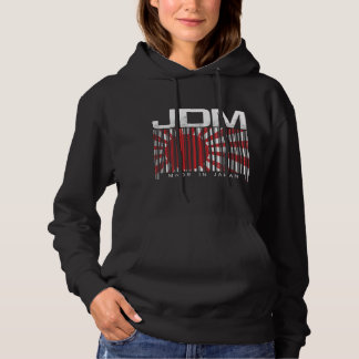 Pull À Capuche Code-barres JDM Fabriqué au Japon Motorsport Mens 