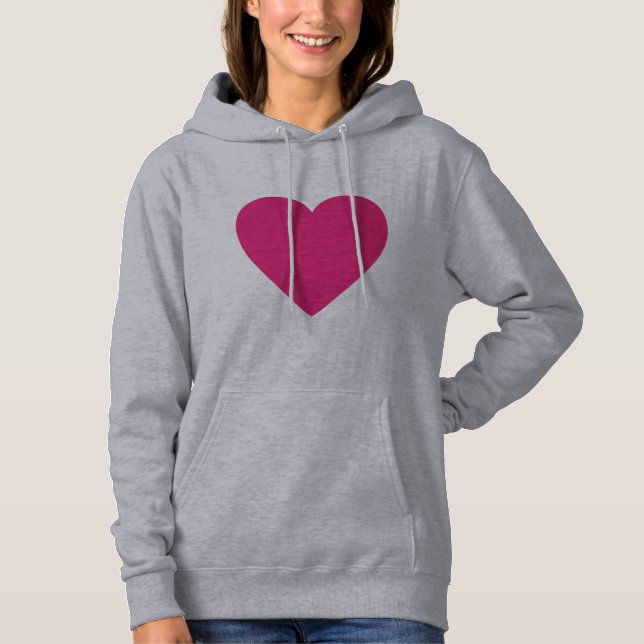 Pull À Capuche Coeur (Devant)