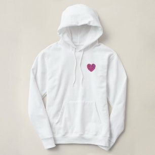 Pull À Capuche Coeur inverse