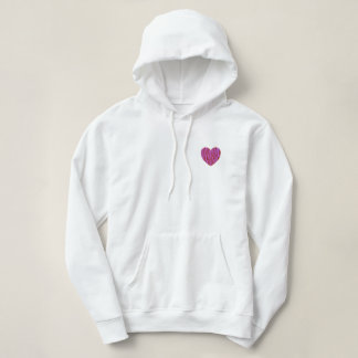 Pull À Capuche Coeur inverse