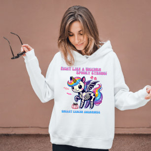 Pull À Capuche Combattre comme une licorne : Éffrayant fort meill