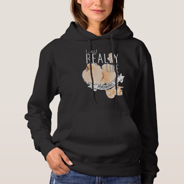 Pull À Capuche Comme les Poméraniens (Devant)