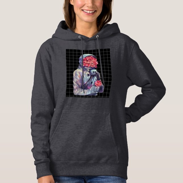 Pull À Capuche Conception d'astronautes (Devant)