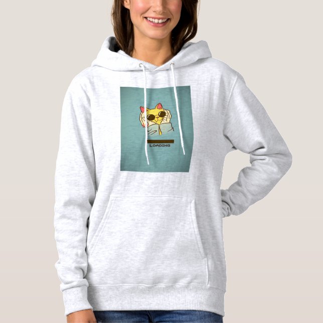 Pull À Capuche Conception de hoodie illustration de Panda (Devant)