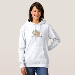 Pull À Capuche Conception de méditation à l'aquarelle minimaliste
